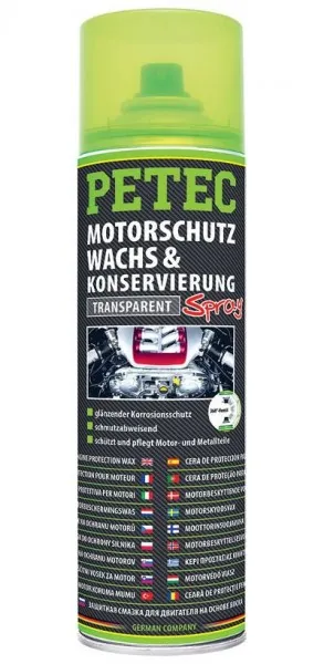 Petec Motor Protection Wachs & Konservierungsspray 500ml 73430
