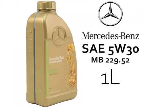 1L Mercedes motorolie 5W30 229.52 GOLD Bottle  MERCEDES-BENZ