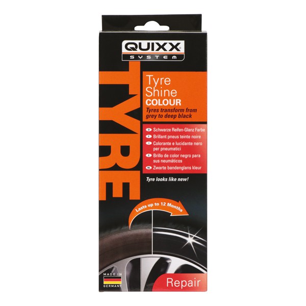 Quixx schwarz Tyreshine Farbe / Protec