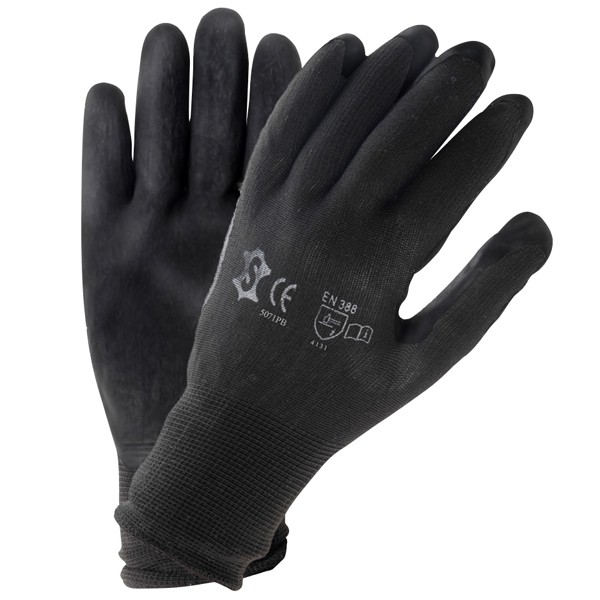Handschuhe pu schwarz Größe 10 (xxl)